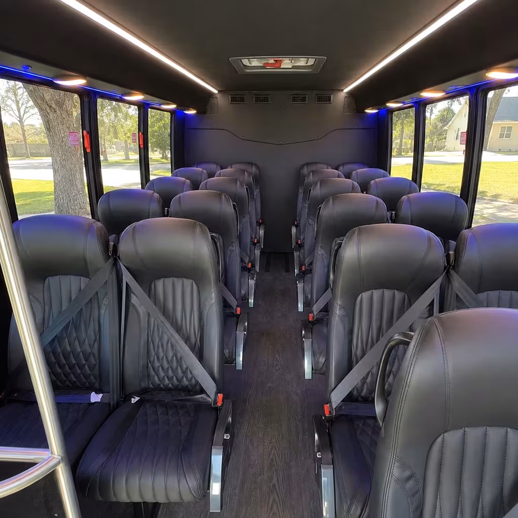 28 passenger minibus inside