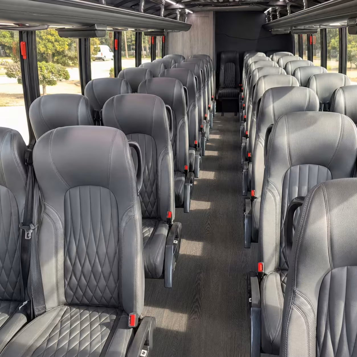 28 passenger minibus interior