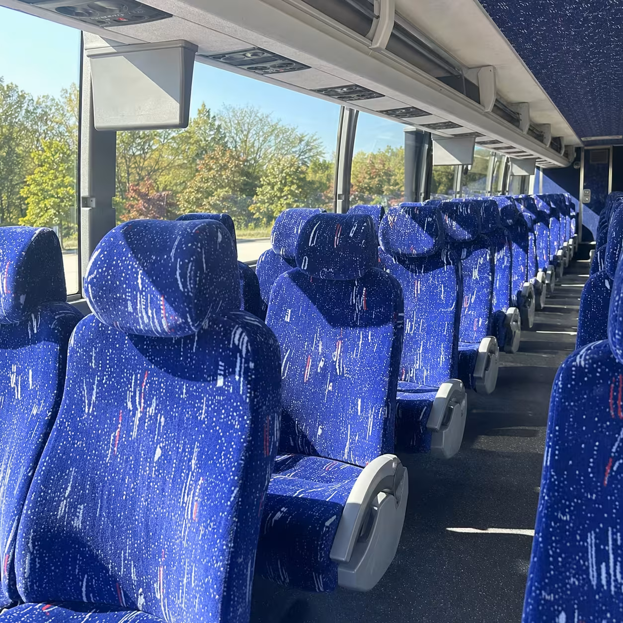 kennewick charter bus interior gallery