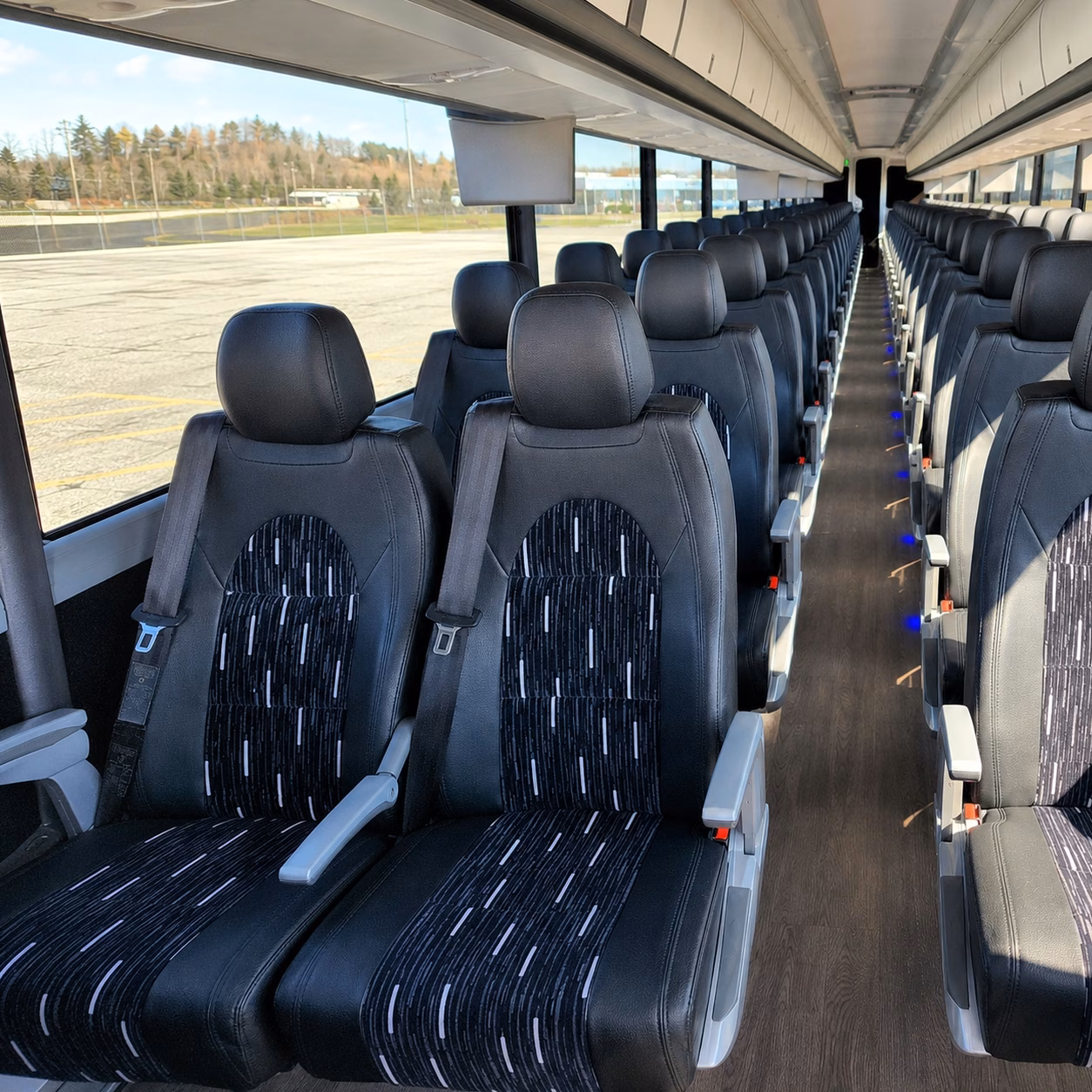 kennewick charter bus rental inside