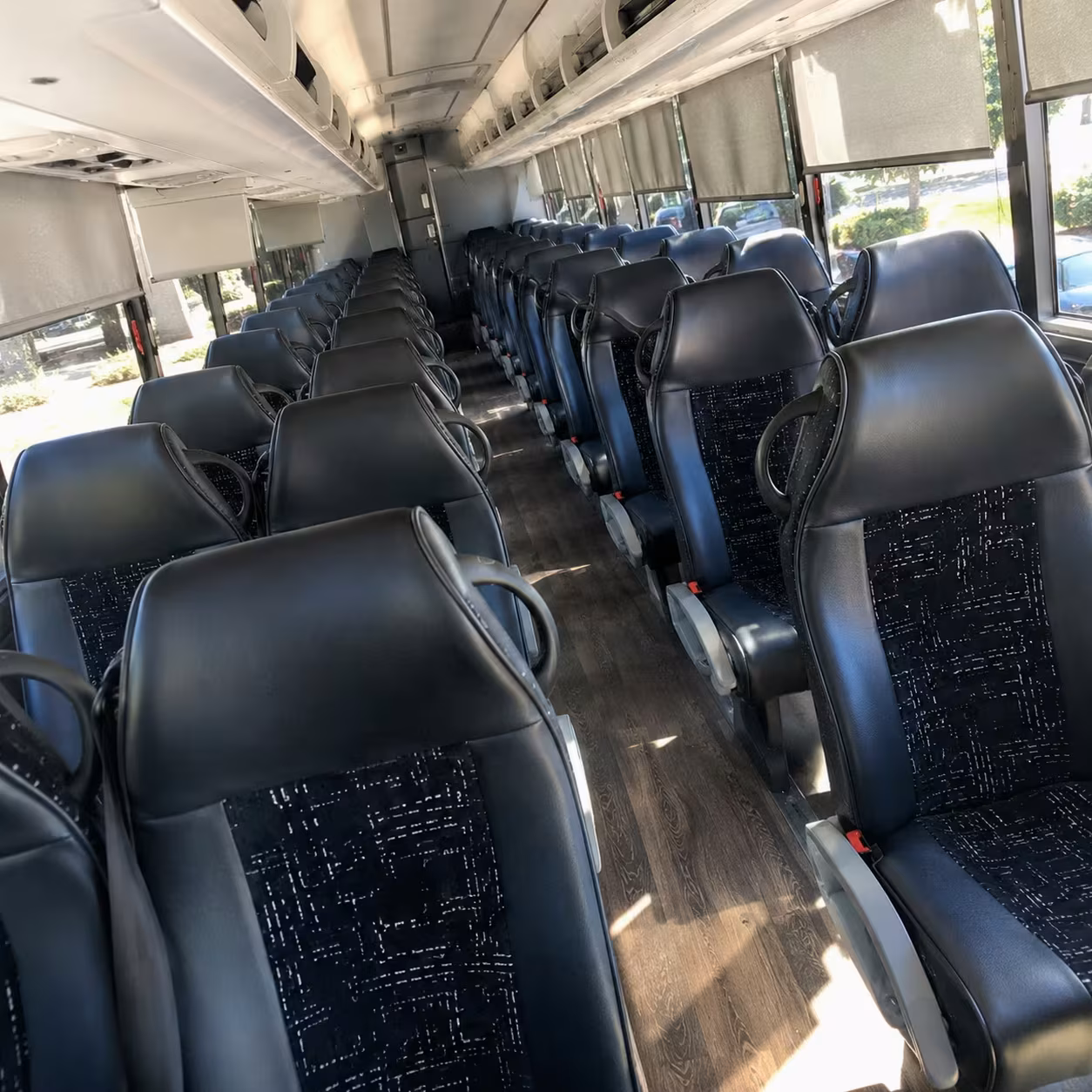 kennewick charter bus rental interior