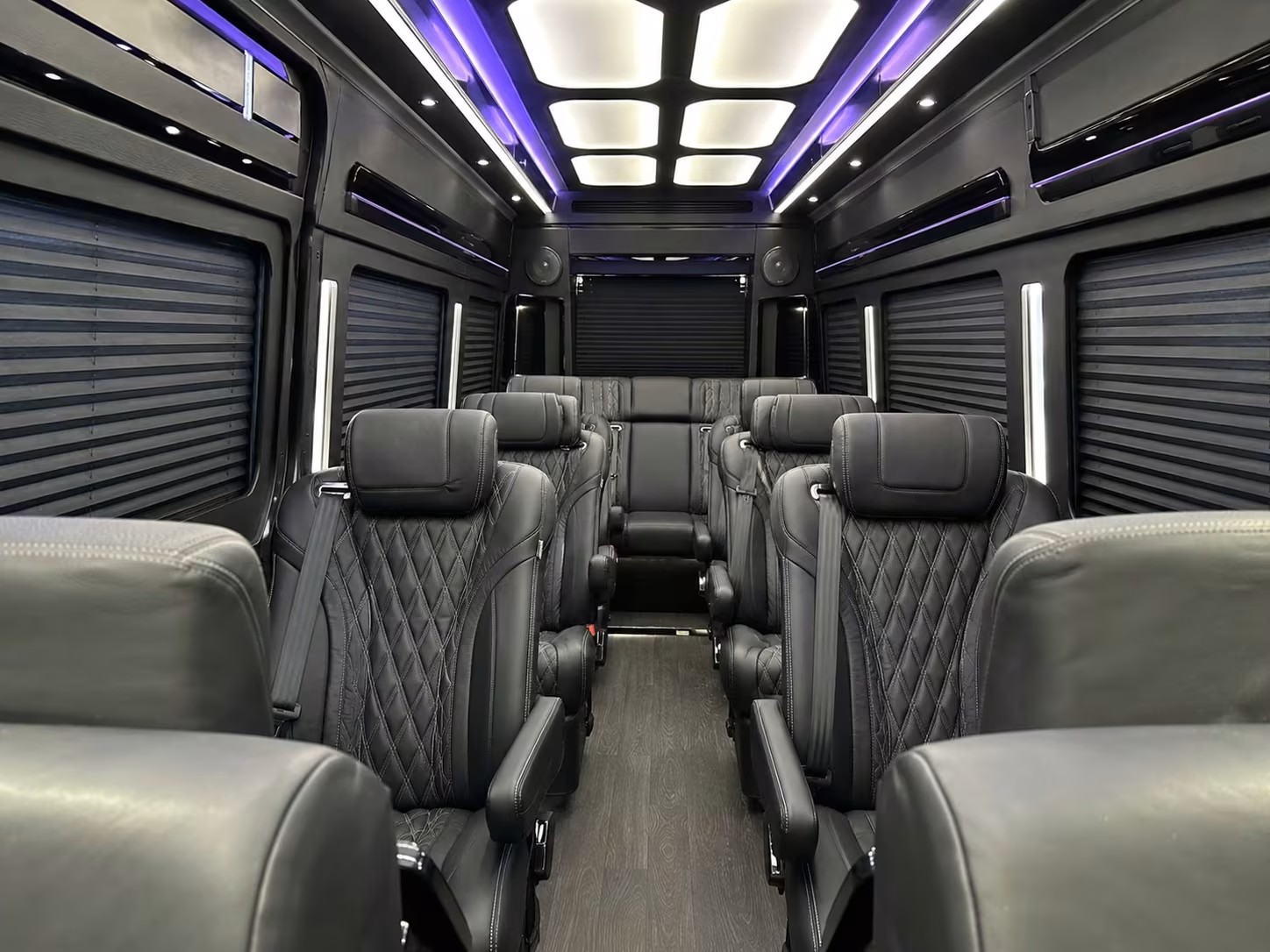 sprinter van with driver interior