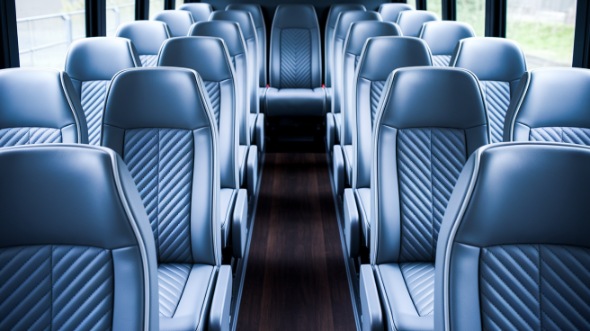 15 passenger minibus interior