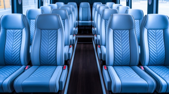 18 passenger minibus interior