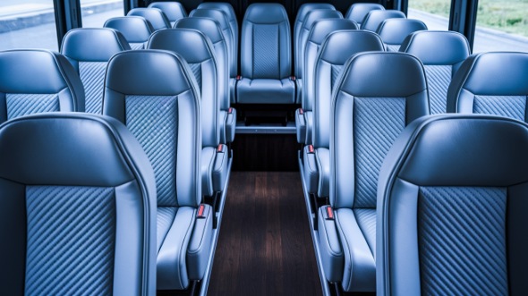28 passenger minibus interior