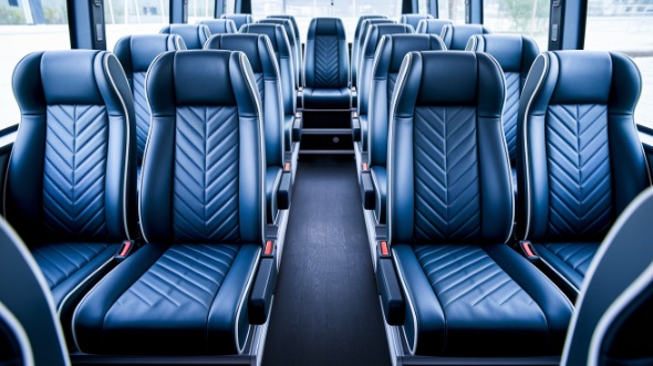 kennewick 18 passenger minibus inside