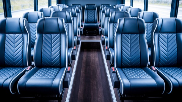 kennewick 25 passenger minibus inside