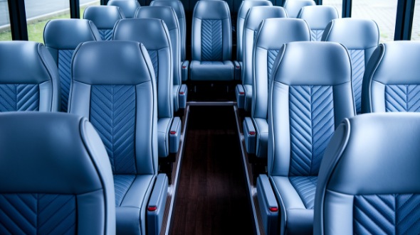 kennewick 28 passenger minibus inside