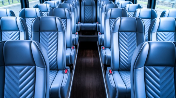 kennewick 30 passenger minibus inside