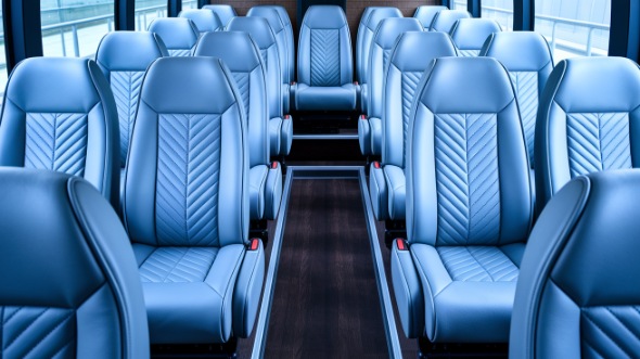 kennewick 35 passenger minibus inside