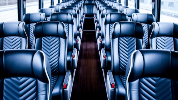 kennewick 50 passenger charter bus inside