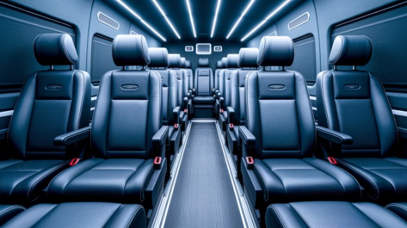 kennewick sprinter van with driver interior